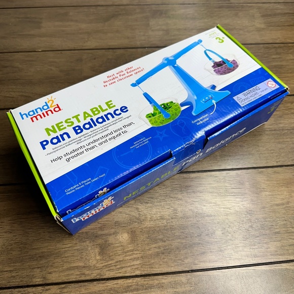 Pan Balance Classroom Material By Hand 2 Mind Ages 3 and Up (Complete) - Picture 2 of 10